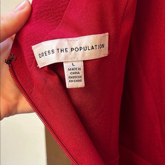 Dress the Population Livia Fit & Flare Dress - Picture 2 of 4